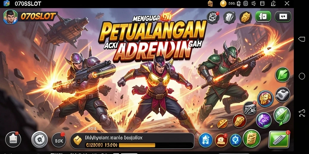 Tangkapan layar gameplay 070SLOT yang menampilkan aksi mendebarkan.