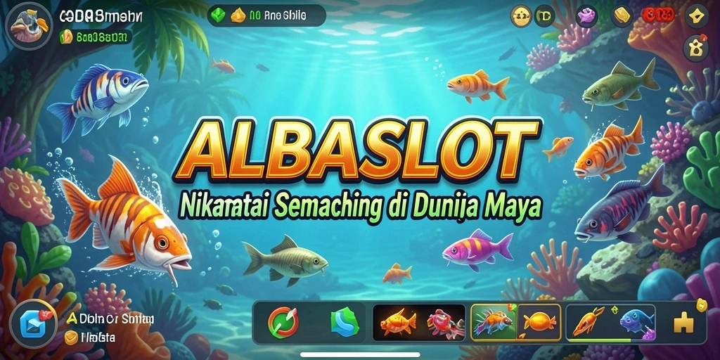 Tangkapan ikan terbesar ALBASLOT dalam gameplay memancing.