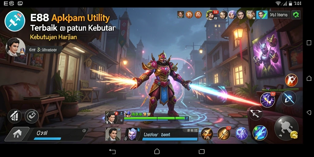 Tampilan antarmuka E88 yang sederhana dan fungsional.