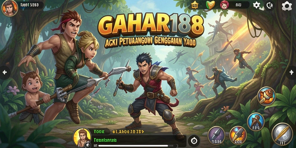 Screenshot GAHAR188 menampilkan aksi seru dalam pertarungan.