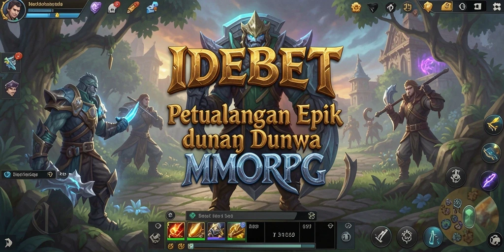 Tampilan gameplay seru dalam dunia MMORPG IDEBET.