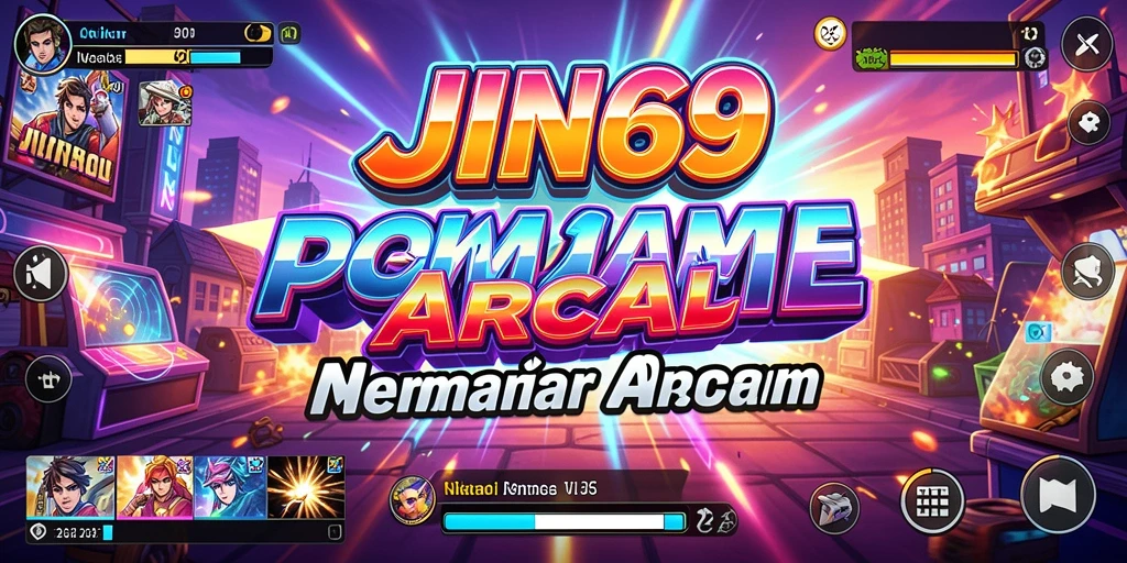 Screenshot utama JIN69 menampilkan aksi seru gameplay arcade.