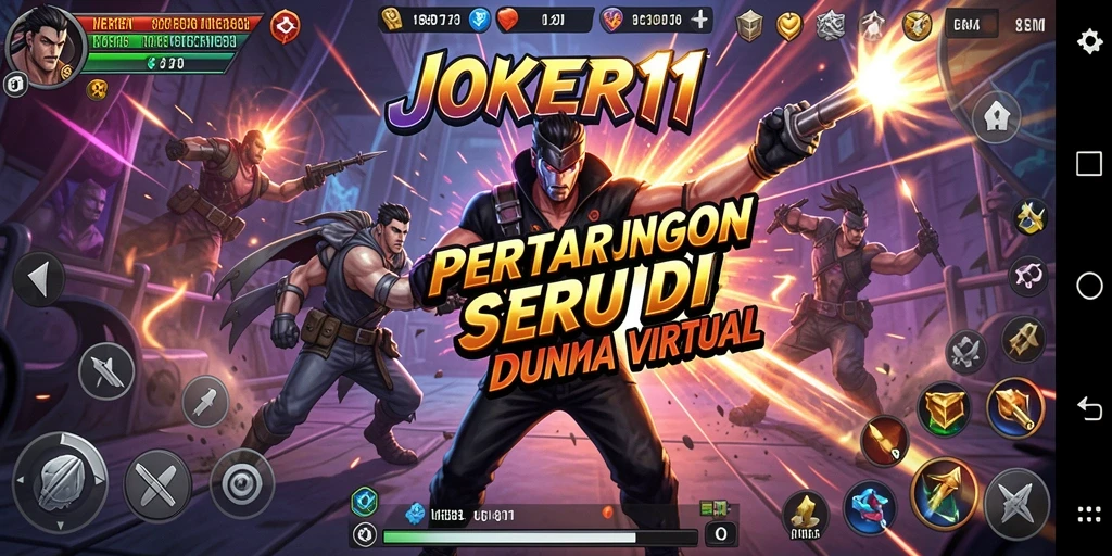 Tampilan gameplay <strong>JOKER11</strong> yang penuh aksi dan karakter yang beragam.