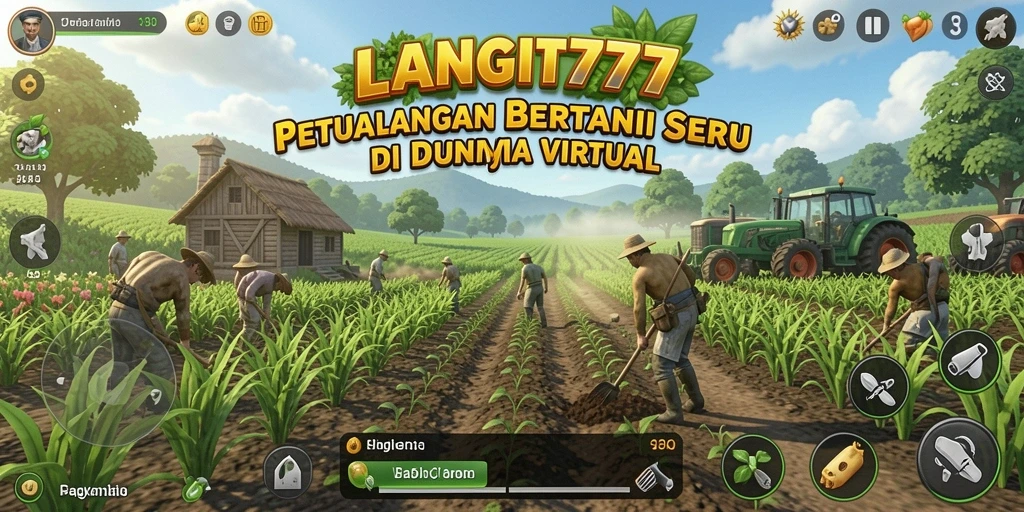 Tampilan gameplay Farming yang memukau dan interaktif.
