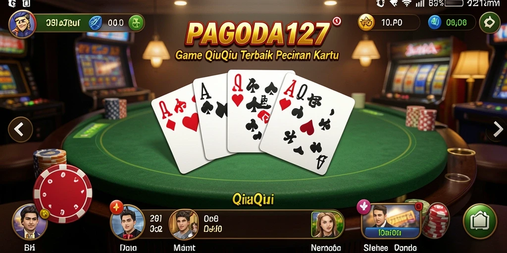 Gameplay seru QiuQiu di PAGODA127 dengan grafis menarik.