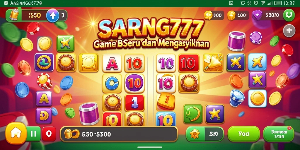 Tampilan menarik dari gameplay SARANG777 yang seru.