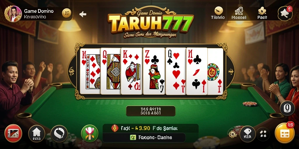Tampilan gameplay seru dan interaktif dalam TARUH777.