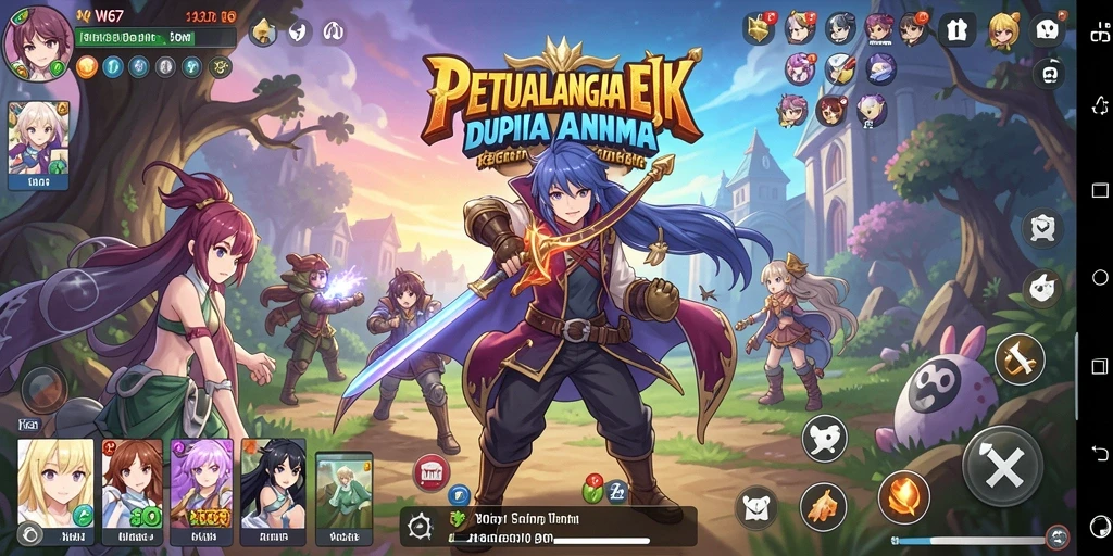 Tampilan menarik dari gameplay W67 yang seru.